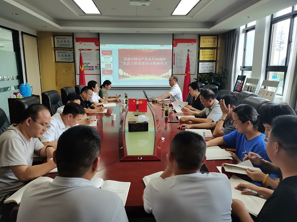 徽盐地产六安项目党支部发展党史宣讲活动