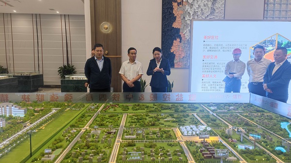 王思军到非凡国际等三家公司六安项目调研督导工作